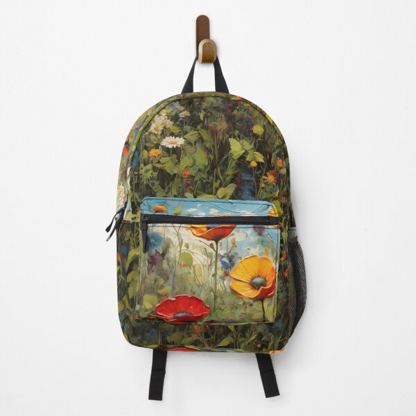Item preview, Vibrant wildflower growth in meadow designed and sold by enhan.