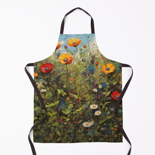 Item preview, Vibrant wildflower growth in meadow designed and sold by enhan.