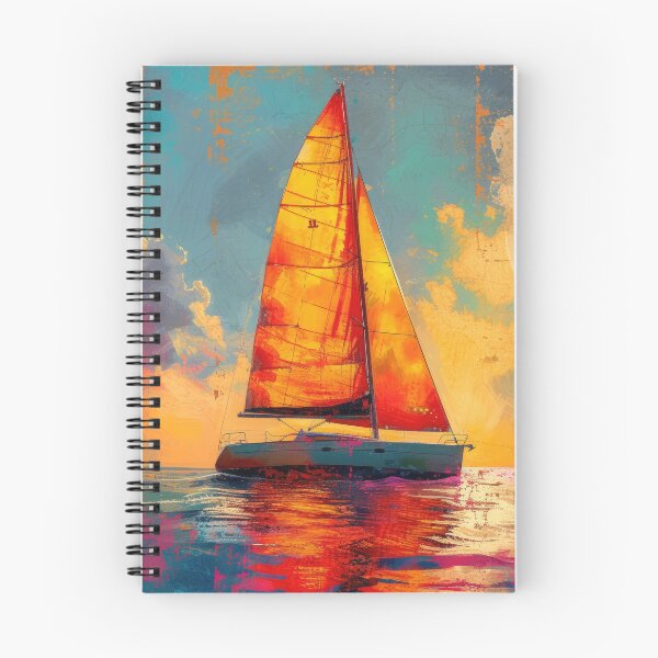 Item preview, Sea Maritime Sailboat Moon Nautical designed and sold by ArtHouseNiklas.