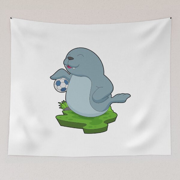 Item preview, Seal Soccer player Soccer designed and sold by Snabdesign84.