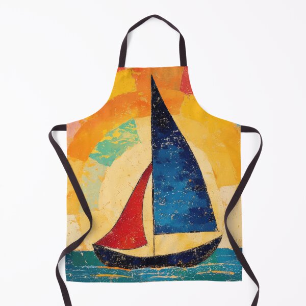 Item preview, Sea Maritime Sailboat Moon Nautical designed and sold by ArtHouseNiklas.