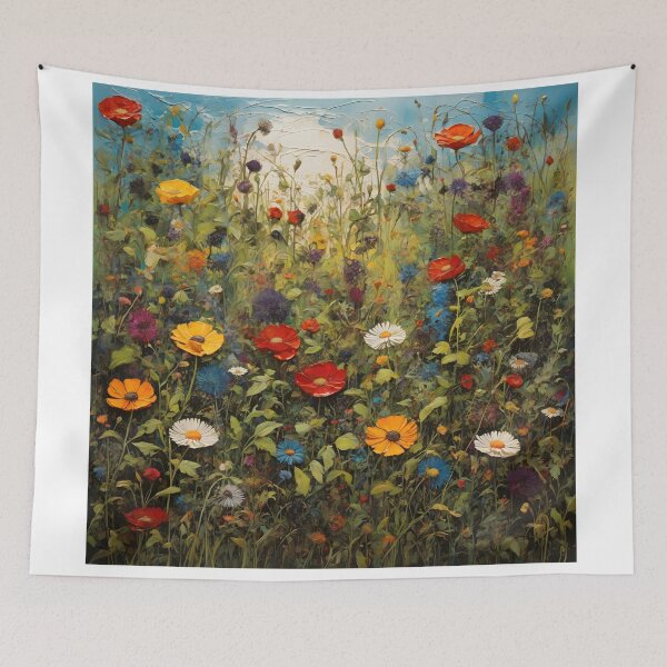 Item preview, Wildflower growth in meadow designed and sold by enhan.
