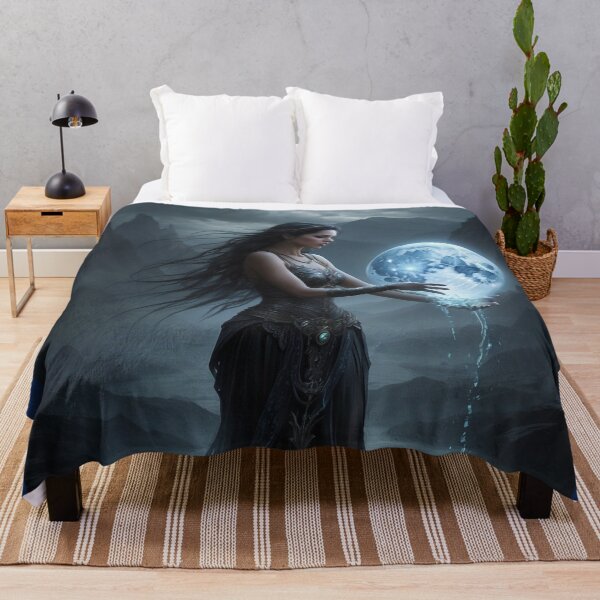 Item preview, Belleza iluminada por la luna: una mujer radiante en la noche designed and sold by AdesignTEE.