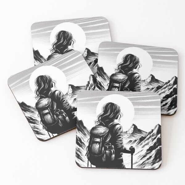 Item preview, Hiking Woman designed and sold by AdventureLoveG.
