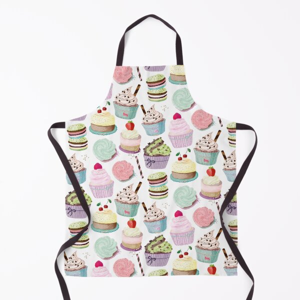 Item preview, Cupcake pattern with pistachio and chocolate designed and sold by Sandra Brezina.