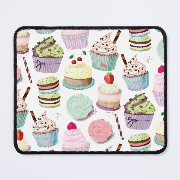 Item preview, Cupcake pattern with pistachio and chocolate designed and sold by Sandra Brezina.