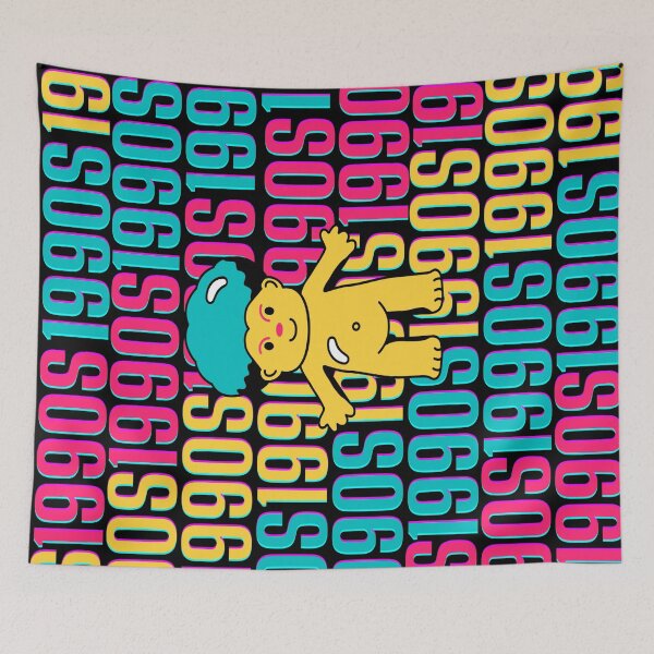 Item preview, 1990s retro design 25 - Black Background designed and sold by PunjabanJatti.