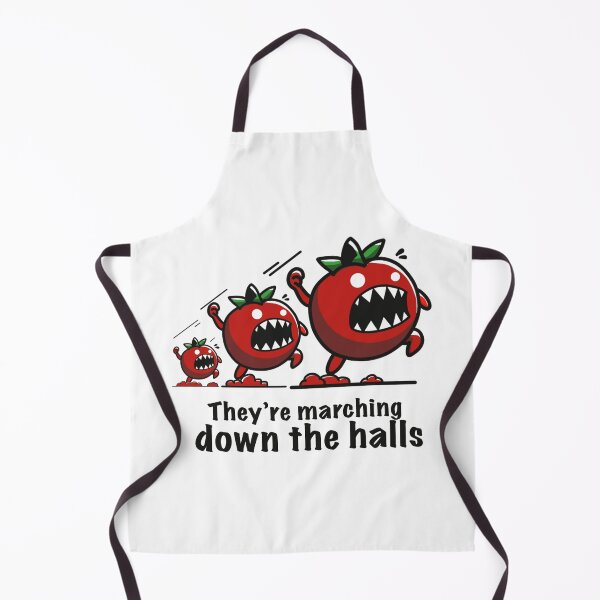Item preview, Marching Attack of the Killer Tomatoes designed and sold by ChunkByChunk.