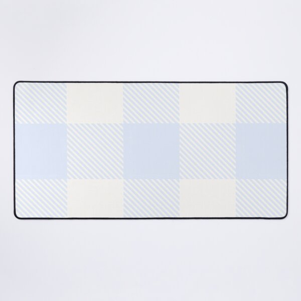 Item preview, White and Light Blue Gingham - Square Pattern designed and sold by SPRUCIA.