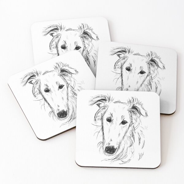Item preview, Borzoi Dog Hand Drawn Portrait For Borzoi Dog Owners designed and sold by brodyquixote.