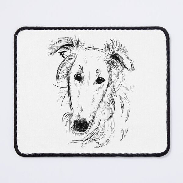 Item preview, Borzoi Dog Hand Drawn Portrait For Borzoi Dog Owners designed and sold by brodyquixote.