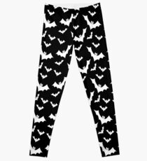 Legging Murciélagos Vampiros Pastel Goth (Negro / Blanco)