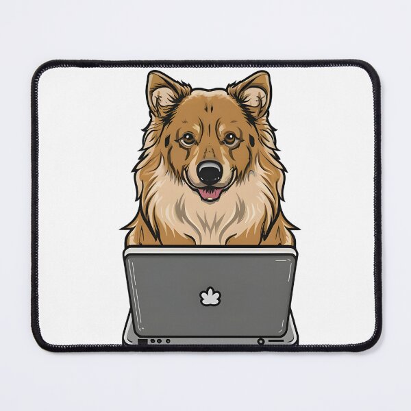 Item preview, German Shepard with laptop designed and sold by Blemenowo.