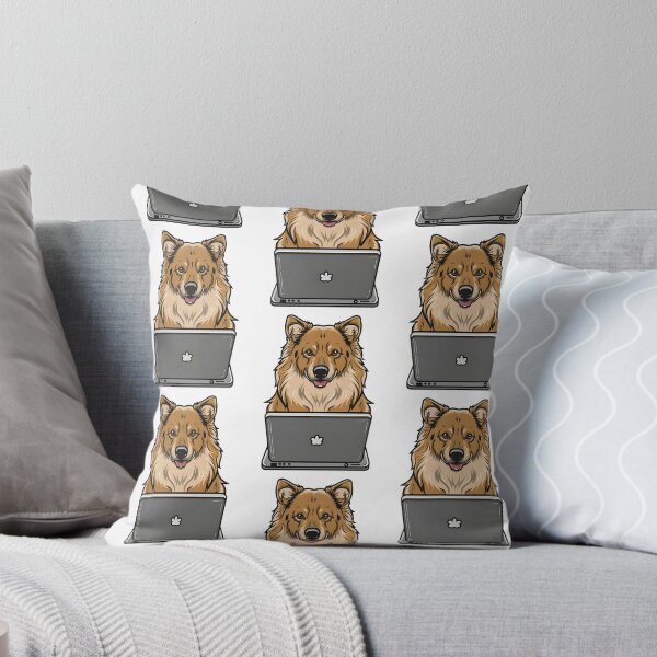 Item preview, German Shepard with laptop designed and sold by Blemenowo.
