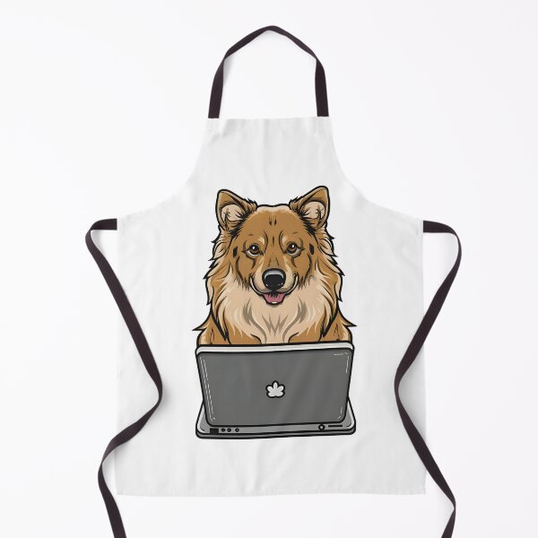 Item preview, German Shepard with laptop designed and sold by Blemenowo.