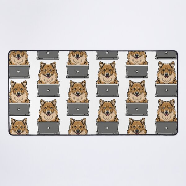 Item preview, German Shepard with laptop designed and sold by Blemenowo.