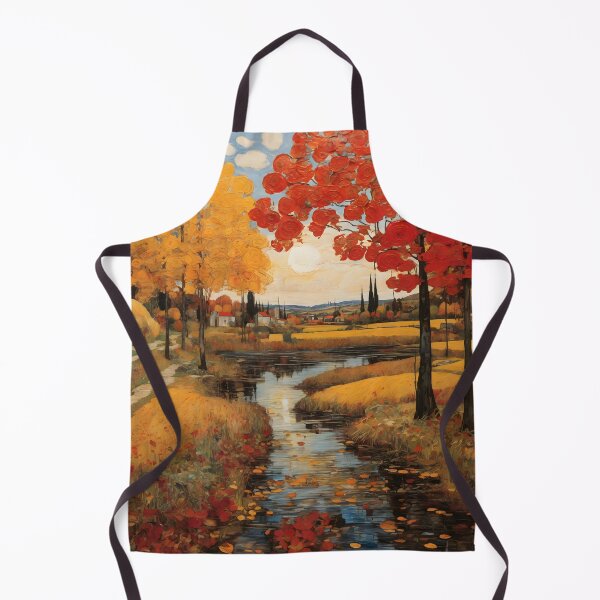 Item preview, Beautiful autumn day with red fall foliage and sunlight designed and sold by enhan.