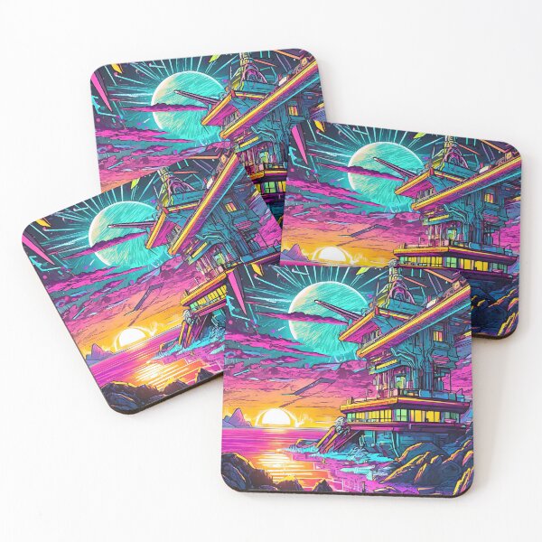 Item preview, 80s Neon Building designed and sold by NinjaRat.