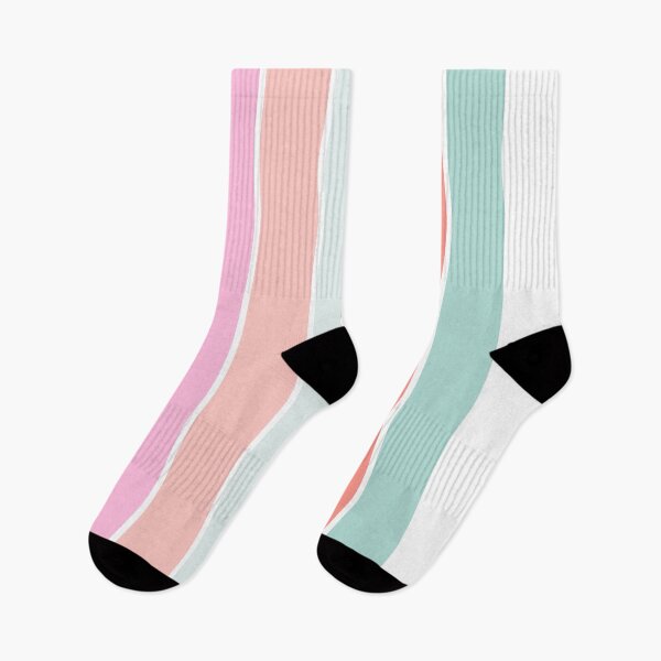Item preview, Coral Candy - Color Stack Stripes Pattern designed and sold by anderelbe.
