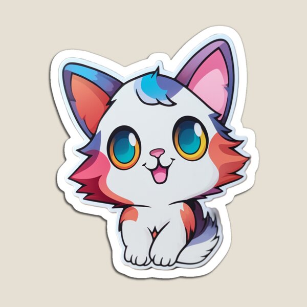 Item preview, Colorful Cat Sticker. designed and sold by SUB Q.