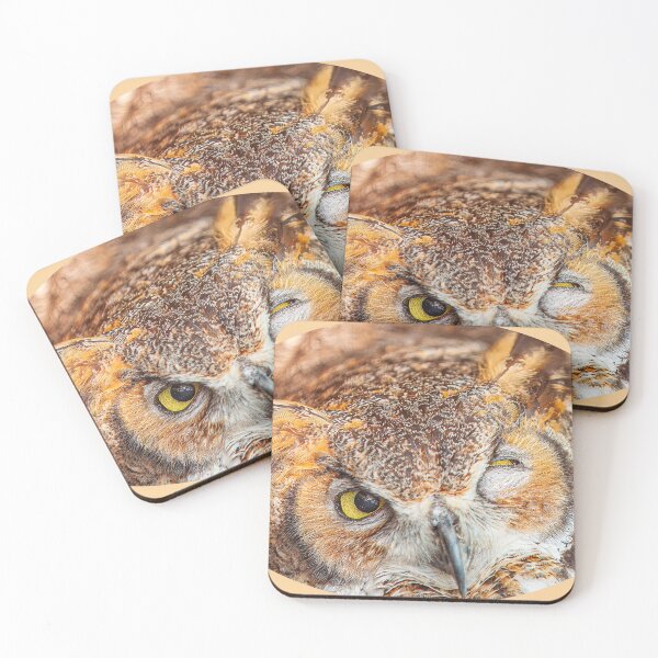Item preview, Winking Great Horned Owl designed and sold by Dalyndigital Photography.