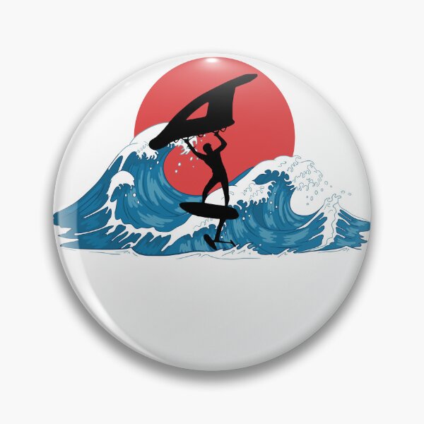 Item preview, wingfoiling waves- funny wing foil design great gift for wing surfer - wing foiling lovers designed and sold by nubiguru.