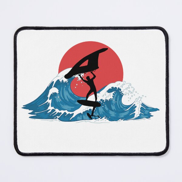 Item preview, wingfoiling waves- funny wing foil design great gift for wing surfer - wing foiling lovers designed and sold by nubiguru.
