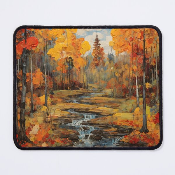 Item preview, Autumn nature landscape of colorful forest designed and sold by enhan.