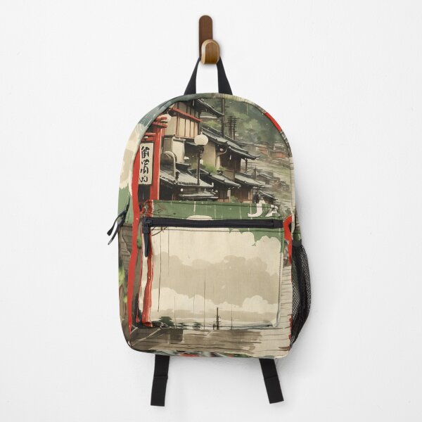 Item preview, Japan Rainy Day Mount Fuji Vintage Poster Tourism 2 designed and sold by TravelersGems.
