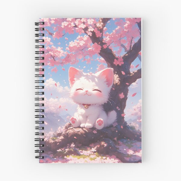 Item preview, Cherry blossom cat designed and sold by albedo-aiart.
