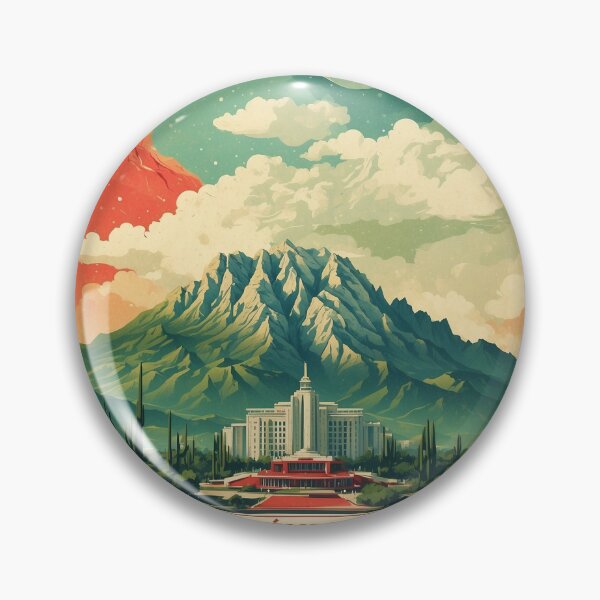 Item preview, Monterrey Nuevo Leon Mexico Vintage Poster Tourism 2 designed and sold by TravelersGems.
