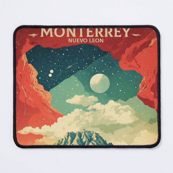 Item preview, Monterrey Nuevo Leon Mexico Vintage Poster Tourism 2 designed and sold by TravelersGems.