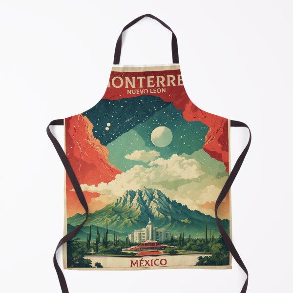 Item preview, Monterrey Nuevo Leon Mexico Vintage Poster Tourism 2 designed and sold by TravelersGems.