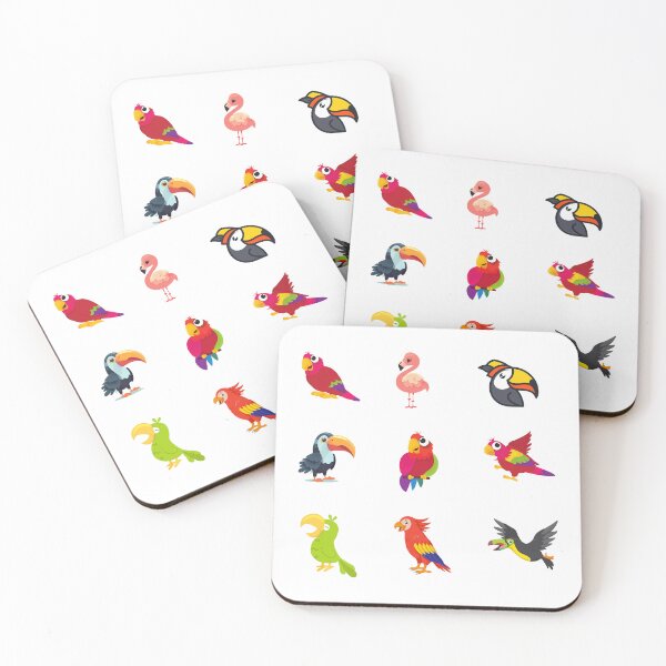 Item preview, beautiful birds with beautiful plumage designed and sold by huape.