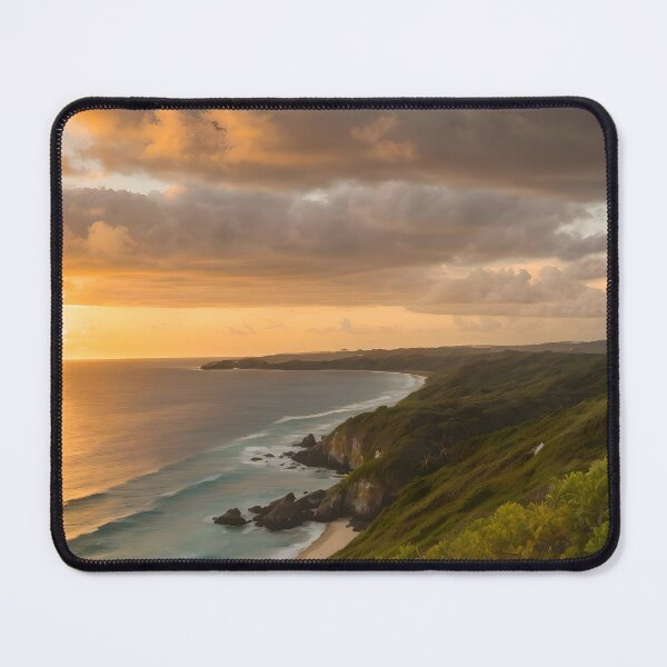 Item preview, Sunset wall art Coastal Mountain canvas Beach sunset living room decor sunset poster Beach living room decor Sunset bedspread designed and sold by naivnoia.