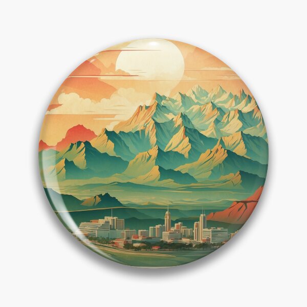 Artikelvorschau, Monterrey Nuevo Leon Sonnenuntergang Mexiko Vintage Poster Tourismus entworfen und verkauft von TravelersGems.
