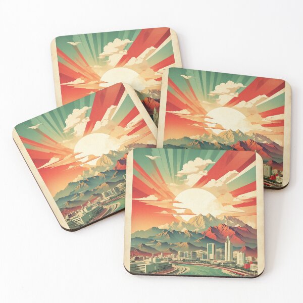Item preview, Monterrey Nuevo Leon Sunset Mexico Vintage Poster Tourism 2 designed and sold by TravelersGems.