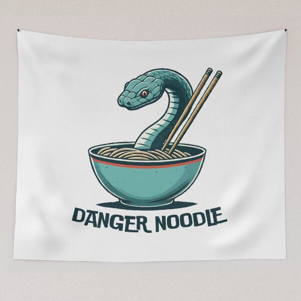 Item preview, Danger Noodle designed and sold by Angry Swan Designs.