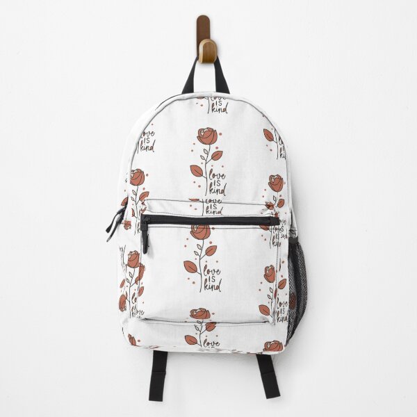 Item preview, Love is Kind Rose Illustration - Christian Floral Typography Art designed and sold by HahaHandlesHub.