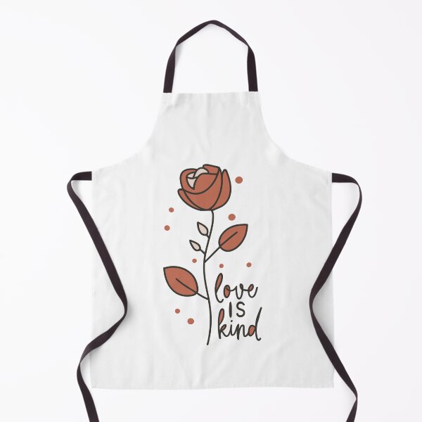 Item preview, Love is Kind Rose Illustration - Christian Floral Typography Art designed and sold by HahaHandlesHub.