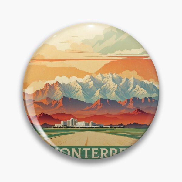 Artikelvorschau, Monterrey Nuevo Leon Sonnenuntergang Mexiko Vintage Poster Tourismus 3 entworfen und verkauft von TravelersGems.