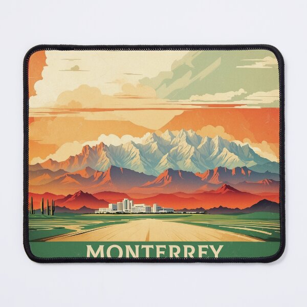 Item preview, Monterrey Nuevo Leon Sunset Mexico Vintage Poster Tourism 3 designed and sold by TravelersGems.