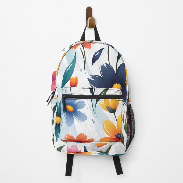 Item preview, Colorful flowers and rain pattern designed and sold by Pixevol.
