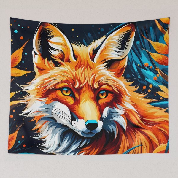 Aperçu de l'œuvre Portrait de renard, art généré par Ai créée et vendue par ACC .