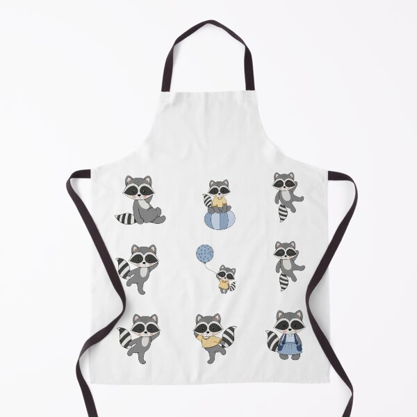 Item preview, raccoon playing happily and posing for the camera designed and sold by huape.