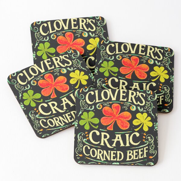 Item preview, Clover's Craic and Corned Beef designed and sold by DrakeIreland.