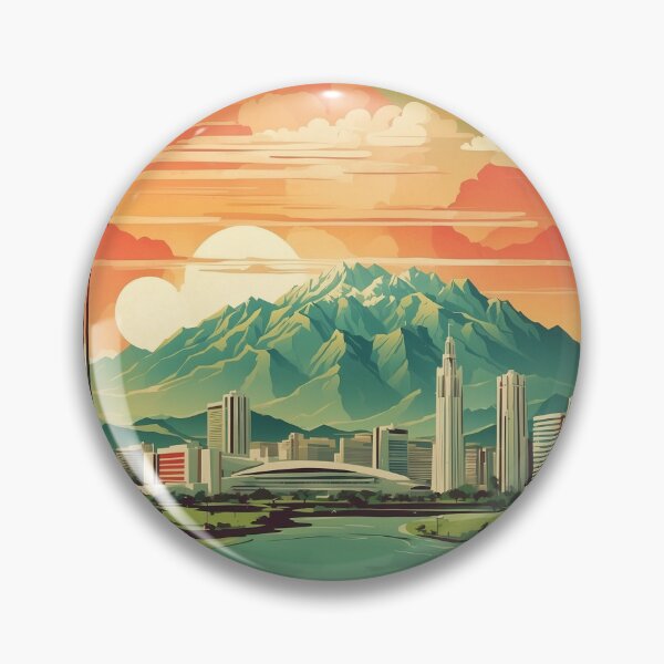 Item preview, Monterrey Nuevo Leon Sunset Mexico Vintage Poster Tourism 6 designed and sold by TravelersGems.