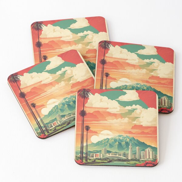 Item preview, Monterrey Nuevo Leon Sunset Mexico Vintage Poster Tourism 6 designed and sold by TravelersGems.