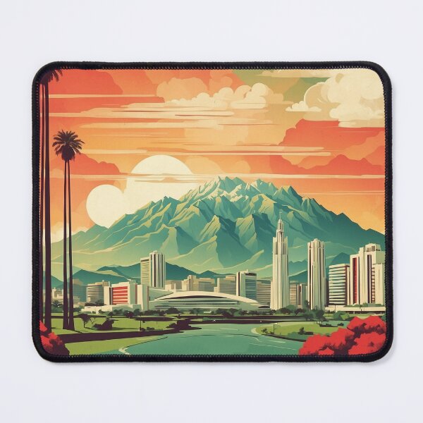 Item preview, Monterrey Nuevo Leon Sunset Mexico Vintage Poster Tourism 6 designed and sold by TravelersGems.