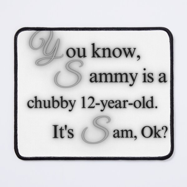 Item preview, It's Sam, ok? designed and sold by Maria-Ilary.